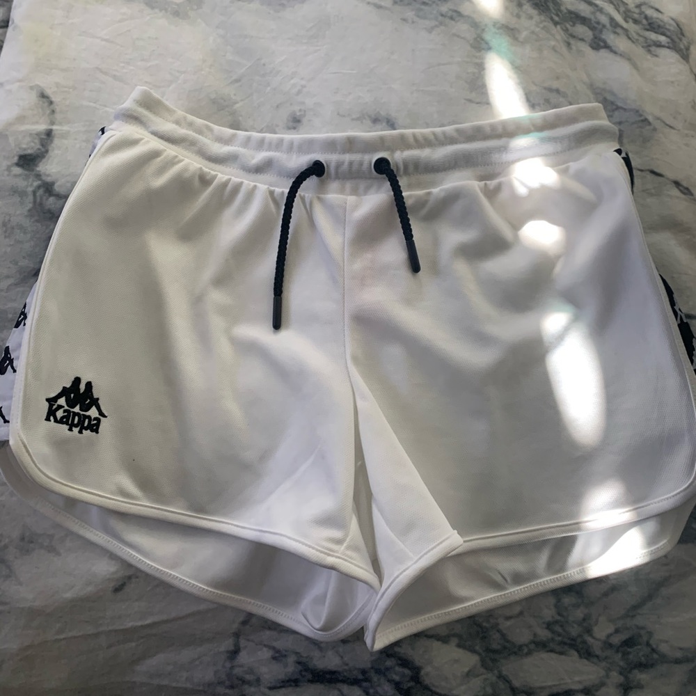 White Kappa Shorts